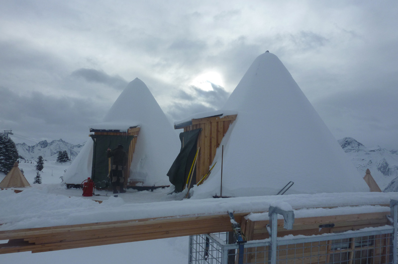 Bauvorhaben Tipis Zillertal Arena